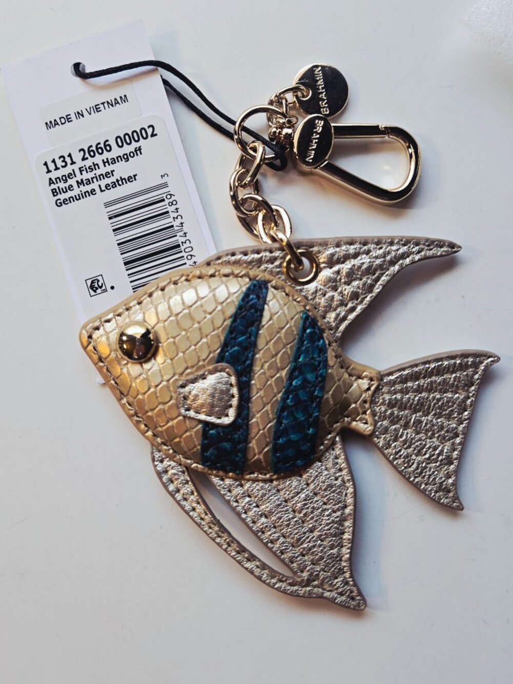 Brahmín Angel Fish Hangoff | Blue Mariner nwt